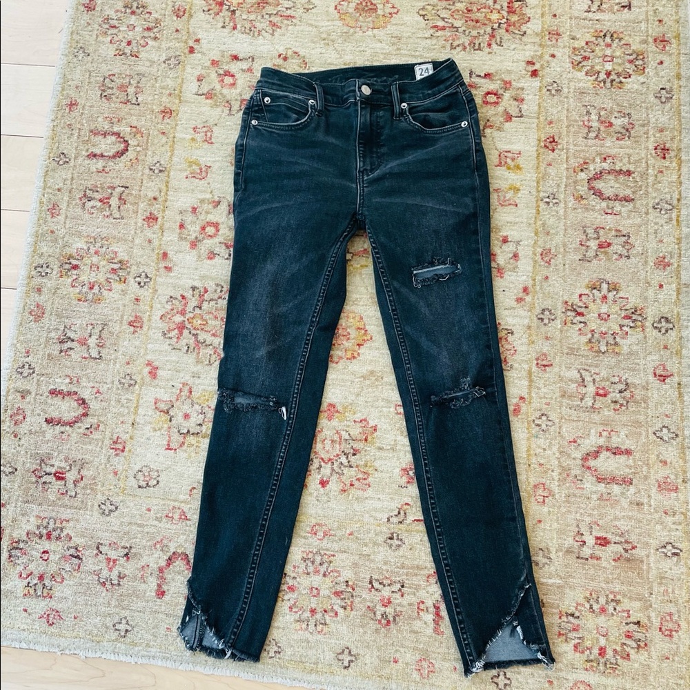 Free People Black Jeans 24